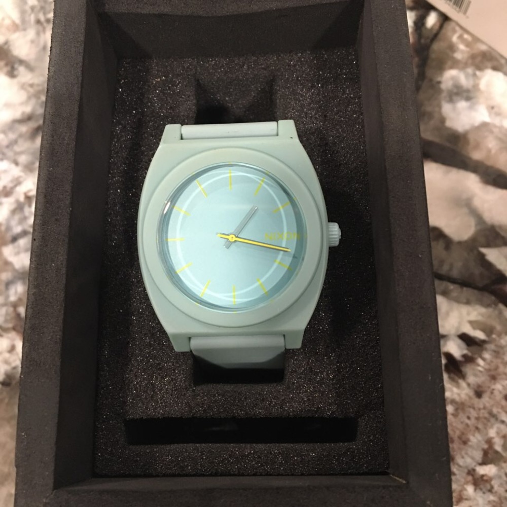 Nixon Time Teller P watch - Seafoam Green